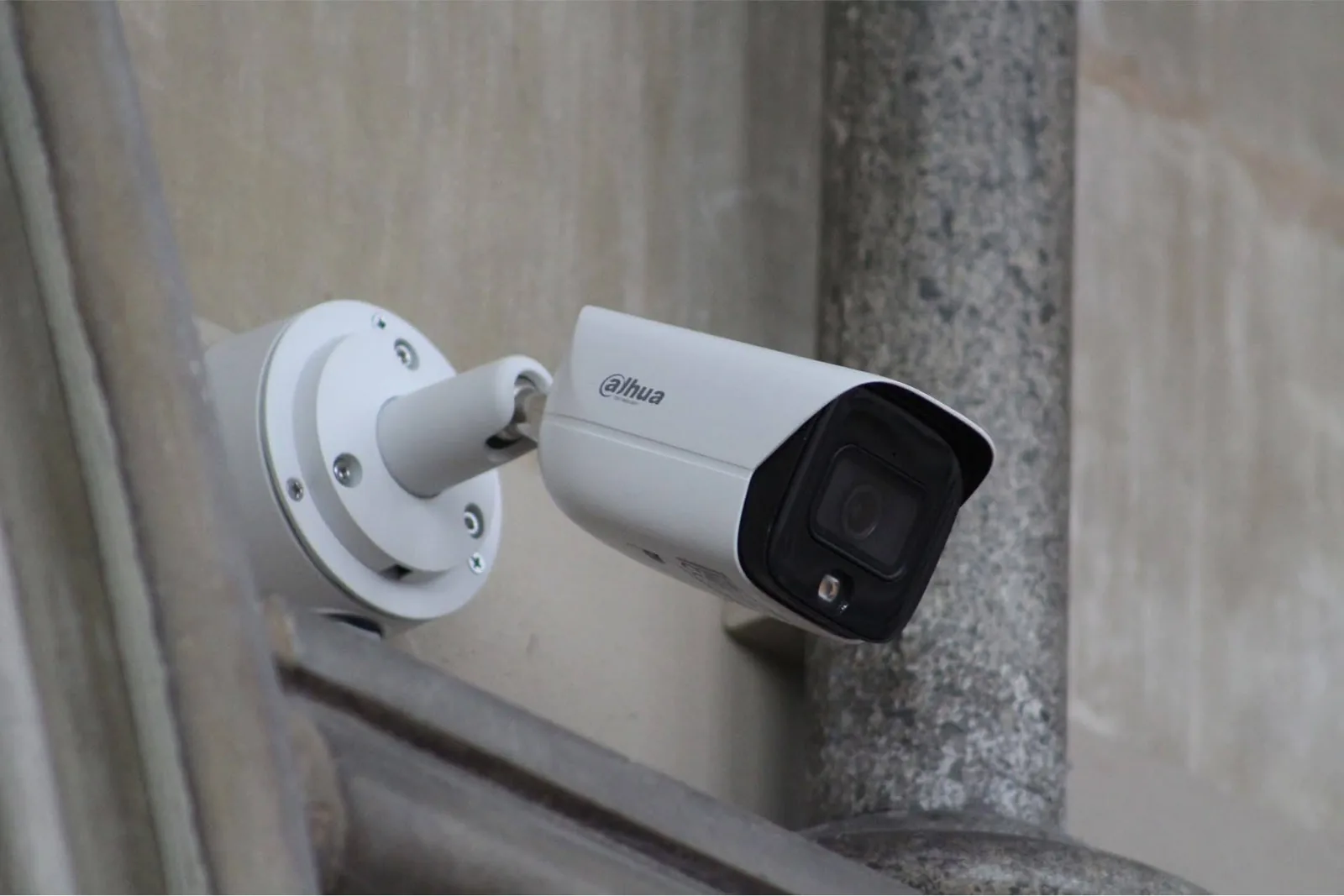 Installed CCTV camera on a property